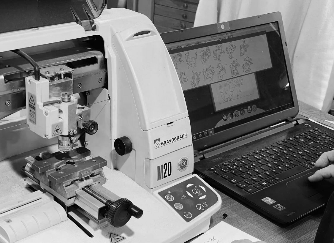 Gravure sur bijou